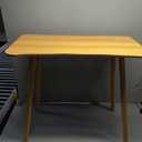 Solid Wood Kitchen Rectangular Wooden Table,  28 1/4" H x 31 1/2" L x 14 3/4" W