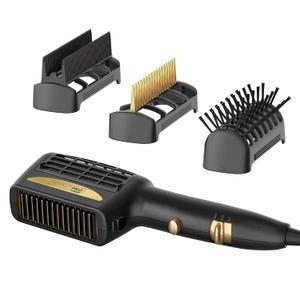 INFINITIPRO BY CONAIR 3-in-1 Styling Hair Dryer, 1875W Hair Dryer and 3 Attachments (Black)