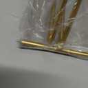 Udreamer 9 Slot Record Holder,Desktop Vinyl Record Storage Holds Up 30 LPs,Metal Magazine Holder Triangle File Holder for Office Homer,Golden