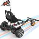 Gyroor Self Balancing Scooters Seat Attachment - Go Kart Conversion for 6.5'' to 10'' Self Balancing Scooters, Adjustable Frame Length, Perfect for Kids and Adults