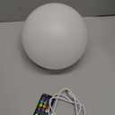LOFTEK 8-inch LED Night Light Ball: 16 RGB Colors and Dimmable Globe Light with Remote, Upgraded Folding Handle, Seamless Matte Housing, Rechargeable IP65 Floating Pool Light, for Nursery or Decor