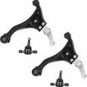 Front Driver & Passenger Side Lower Control Arms Assembly + Ball Joints Suspension Kit for Hyundai Sonata 2006-2010 (4pc)