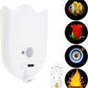 OriGlam Motion Sensor Toilet Night Light, Motion Sensor Light for Bowls, Motion Activated Toilet Night Light, Novelty Light for Bathroom Fun Gifts Bathroom Accessory