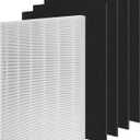 D360 True HEPA Replacement Filter D3: Compatible with Winix D360 Air Purifier, Part Number 1712-0101-02, 1 HEPA Filter & 4 Activated Carbon Filters