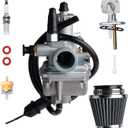 LT-F160 Carburetor for Suzuki Quadrunner 160 LT160 LT160E 1989-2003 13200-02C03 13200-03400