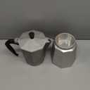 Bialetti - Moka Express: Iconic Stovetop Espresso Maker, Makes Real Italian Coffee, Moka Pot 18 Cups (27 Oz - 810 Ml), Aluminium, Silver (Small)