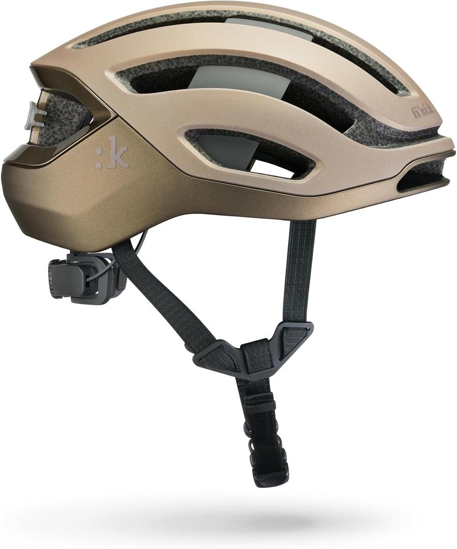 Fizik Road and Gravel Helmet Kudo (CPSC Certified) Bronze, with Light Included, Size S