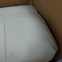 MFPMTUXO Outdoor Loveseat Cushions Set Waterproof, Patio Deep Seat Cushion with Anti-Slip Bottom,Olefin Love Seat Cushion for Couch, Bench, and Swing,Cushions Only (White, 46 * 26in)