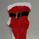 Idepet Santa Dog Costume Christmas Pet Clothes Winter Hoodie Coat Clothes for Dog Pet Clothing Chihuahua Yorkshire Poodle, Small (Pack of 1)