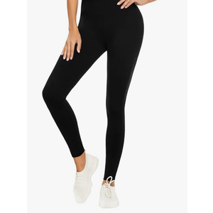 Leggings for Women-Workout High Waisted Tummy Control Non See Through Super Soft Black Legging Yoga, Medium