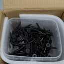 250Pcs Black Star Drive Wood Screws 2-7/8 inch - Rust Resistant Timber Deck Screws for Landscaping, Log & Timber Wood - Heavy-Duty Outdoor Fasteners (#14 x 2-7/8" Black)