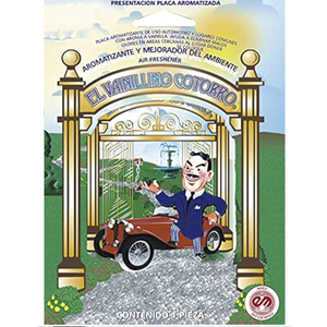 (ELC) El Vainillino Cotorro Car/Home Air Freshener Vanilla/Vainilla Deodorant Aromatizante Mexico (4 pcs)