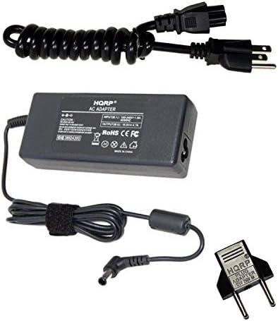 HQRP 19.5V AC Adapter Compatible with Sony Bravia ACDP-085N02 1-492-734-11 KDL-32W600 KDL-32W650 KDL-40W580 KDL-32W700 KDL-32R410B KDL-40R480 KDL-40W590 LED/LCD TV/HDTV Television