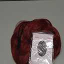 Red Wig for Kids Girls Short Red Wig with Bangs Child Dark Red Ponytails Wig Include 2 Detachable Buns with Clips Synthetic Wig with Wig Cap(Red)