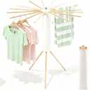 Tripod Clothes Drying Rack, Garment Rack Portable and Foldable Space Saving Laundry Drying Rack - Drying Rack Clothing Floor Folding Balcony Bedroom Household