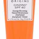 Origins GinZing Energy-Boosting Tinted Moisturizer with SPF 40 | Hydrates & Perfects | With Caffeine from Coffee Beans, 1.7 Fl Oz