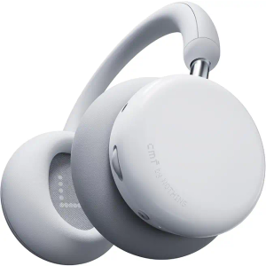 CMF by Nothing Headphone Pro Active Noise Canceling Wireless Headphones Bluetooth 5.4 Over The Ear Headset, 50H ANC Playtime, Bass&Treble Slider, Custom EQ&Spatial Audio, Hi-Res LDAC, Light Grey