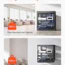 VEVOR 10U Server Rack, Open Frame Network Rack,4-Post Floor Standing or Wall Mounted, Includes 2PCS Vented 1U Rack Shelves & Mounting Hardware, Computer Wall Rack for 19" IT/AV Equipment, 10U Server Rack