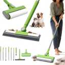 MXF Pet Hair Remover Kit  Including Carpet Rake & Large Lint Roller, 2 in 1 Pet Hair Removal Tool Cat Dog Fur Rakes Scraper Carpet Broom for Carpets, Rugs, Mats, Pet Beds