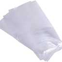 Luxshiny 200pcs Transparent Ice Bags for Homemade Disposable Ice Cream Storage Bags for Parties and Events Keep Treats Fresh and Organized