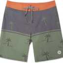 SURF CUZ Men's Vintage Cruzer Stretch Boardshort Chino Shorts, Size 32