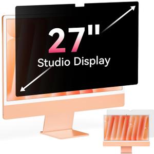 2026 Upgraded iMac Privacy Screen for 27 Inch Studio Display Destop Computer Monitor, Anti Glare Blue Light Filter Shield, Anti Spy Privacy Protector