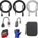 6 Pcs Diagnostic Cables Set for Tesla Model S 3 X Y, USB OBD2 Diagnostic Tools Adapter, with OBDII Adapter Harness 1013230-00-A, 1137658-00-C, 1930388-00-A