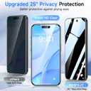 10 x Privacy Screen Protector for iPhone 13/13 Pro Mirrored Film for iPhone 14, Perfect Mirror Effect, Shatterproof, Touch Sensitive, with Large Glasses Cloth to Remove Fingerprints