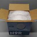 N9R 100PCS White Plastic Plates, 10.25inch Heavy Duty Plastic Disposable Plates, Premium Elegant Dinner Plates for Party