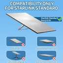 Gen 3 Mount for Starlink, Rustproof & Weatherproof Adjustable Wall/Roof/Pole Mounting Kit, Compatible with Starlink Standard V3 / 4 / 4X Antenna, Grey