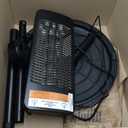 Outdoor Heaters for Patio, 12H Timer&3 Heat Level, IP54 Waterproof Electric Heater,1500W Infrared Heating Covers 300Sq.ft, Tip-Over Protection, Towel Bracket, Remote, 83" Patio Heaters for Outdoor Use