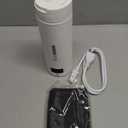 Travel Electric Kettle Portable Small Mini Tea Coffee Kettle Water Boiler, Water Heater with 4 Temperature Control,304 Stainless Steel with Auto Shut-Off & Boil Dry Protection, BPA-Free (White)