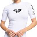 Whole Hearted Short Sleeve Rashguard (Medium, Bright White)