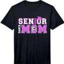 Dance Senior Mom of A Senior Dancer Mama 2026 Heart T-Shirt, Size: M