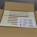 3 Tier Foldable Shoe Rack Organizer for Closet 6-12Pairs Plastic Collapsible Shoe Racks Shelf for front door entrance Stackable Clear Folding Shoes Storage boxes X-Large Storage Cabinet