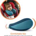 INFANZIA Chin Supporting Travel Neck Pillow, Comfortably Supports and Helps Support Head and Neck - Gifts for Toddler/Child/Kids, Blue