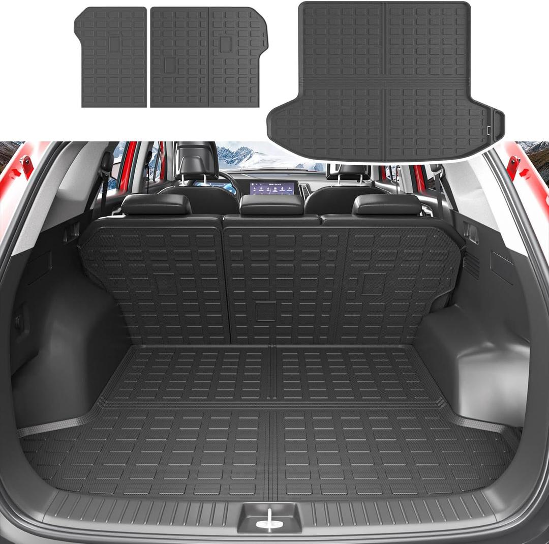 Cargo Mat Compatible with 2023-2026 Kia Sportage (Not PHEV) Trunk Mat Backrest Cargo Liner TPE Trunk Liner Replacement for 2023-2026 Kia Sportage Accessories