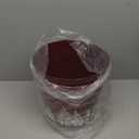 Worth Imports Red Galvanized Metal Christmas Planter Bucket with Tree Design, 10.5" Height, 12" Diameter, Set of 2