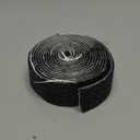 Tenn Well Self Adhesive Rhinestone Tape, 3 Yards x 30mm Resin Crystal Rhinestone Ribbon Decorative Bling Tape for Bathroom Mirror, Furniture, Wardrobe, Clothes, DIY Crafts, Halloween Decor (Black)