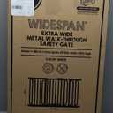 Regalo Safety 29-38.5" Baby Gate for Doorways & Bottom of Stairs, Pressure Mounted Baby Gate with Door for Babies, Toddlers & Pets, Tested & Safe for 30 Years, American Designed, American Owned, Black