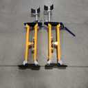 Adjustable Drywall Stilts 24-40 Inch Aluminum Alloy Stilts for Painting or Cleaning Yellow