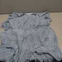 BRFBM Blue Floral Wrap Front Midi Dress XXL