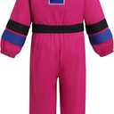 IBTOM CASTLE Baby Girls Boys 1st Birthday Outfit Astronaut/Golf/Firefighter First Birthday Cake Smash Photoshoot Jumpsuit (Pink)