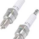 SCUARI 2PCS A7TC Spark Plug,Car Accessories Motorcycle Spark Plugs,Used to GY6 50cc 70cc 90cc 110cc 125cc ATV Scooter Dirt Bike Moped Go Kart Racing Bike,Compatible with C7HA C5HA PZ7HS S102F Z12
