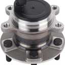 Autoround 512466 Rear Wheel Bearing Hub Assembly fit for 2012-2018 Ford Focus (Without Active Park Assist) 5 Lugs w/ABS