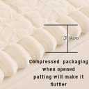 Sofa Cover Fuzzy Couch Cover for Pet, Couch Covers for Dogs Washable Non-Slip Sofa Slipcover Cushion Protector Pets Friendly Mat Bed (27.6" x 59.06", Beige)