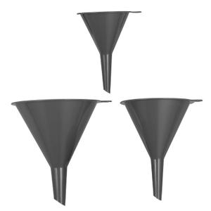 Plastic Funnel Set in 3 Different Sizes (5mm/8mm/10mm), Large, Medium, and Small Kitchen Funnels for Filling Bottles Cooking Funnel