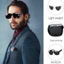 Bride and Groom Sunglasses, 2 Pack White and Black Groom Sunglasses, Wedding Party Accessories for Couples, Fun Photo Props for Bachelorette and Bachelor Parties