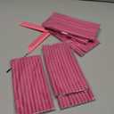 60 Pieces Flexible Curling Rods with 2 Pieces Stainless Steel Rat Tail Pintail Combs, No Heat Soft Foam Hair Curlers Twist-Flex Bendy Foam Hair Roller Spiral Hair Foam Curler (Pink, 0.3 x 7 Inch)