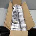 Industrial Pendant Lamp-5 Lights E26 Socket with Plug in Cord Rectangle Chandelier Wood Metal Kitchen Island Hanging Pendant Lighting Farmhouse Black Vintage Ceiling Lamp for Dinner Room-No Bulbs